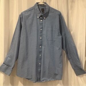 Dockers Battery Street Button Up Long Sleeve Classic Fit Stretch Men’s Shirt XL